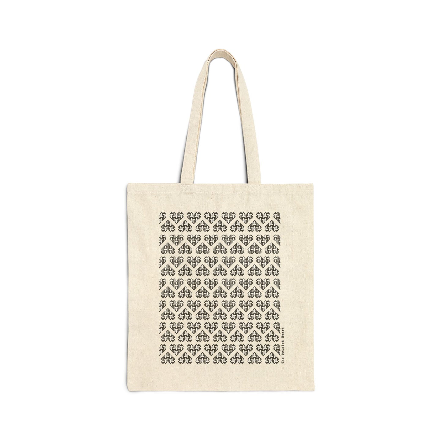 The Printed Heart - Tote Bag - Black Hearts
