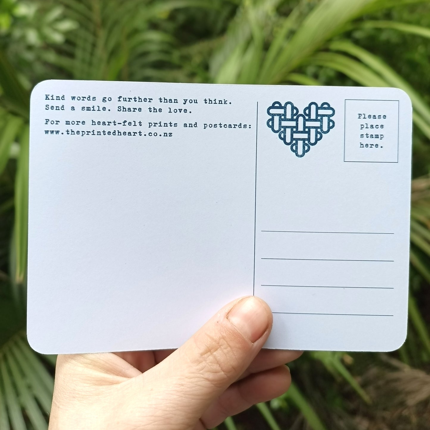 The Printed Heart - Heart Print Postcard Set of 10 – Black and Yellow