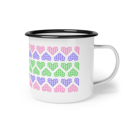 The Printed Heart - Trigender Pride Mug