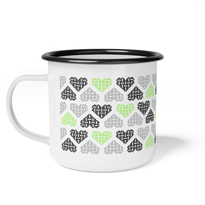 The Printed Heart - Agender Pride Mug