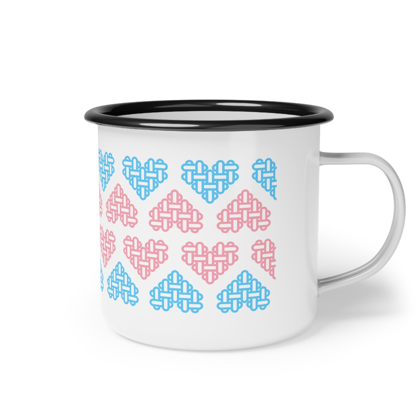 Enamel Mug - Transgender Pride Flag Colours