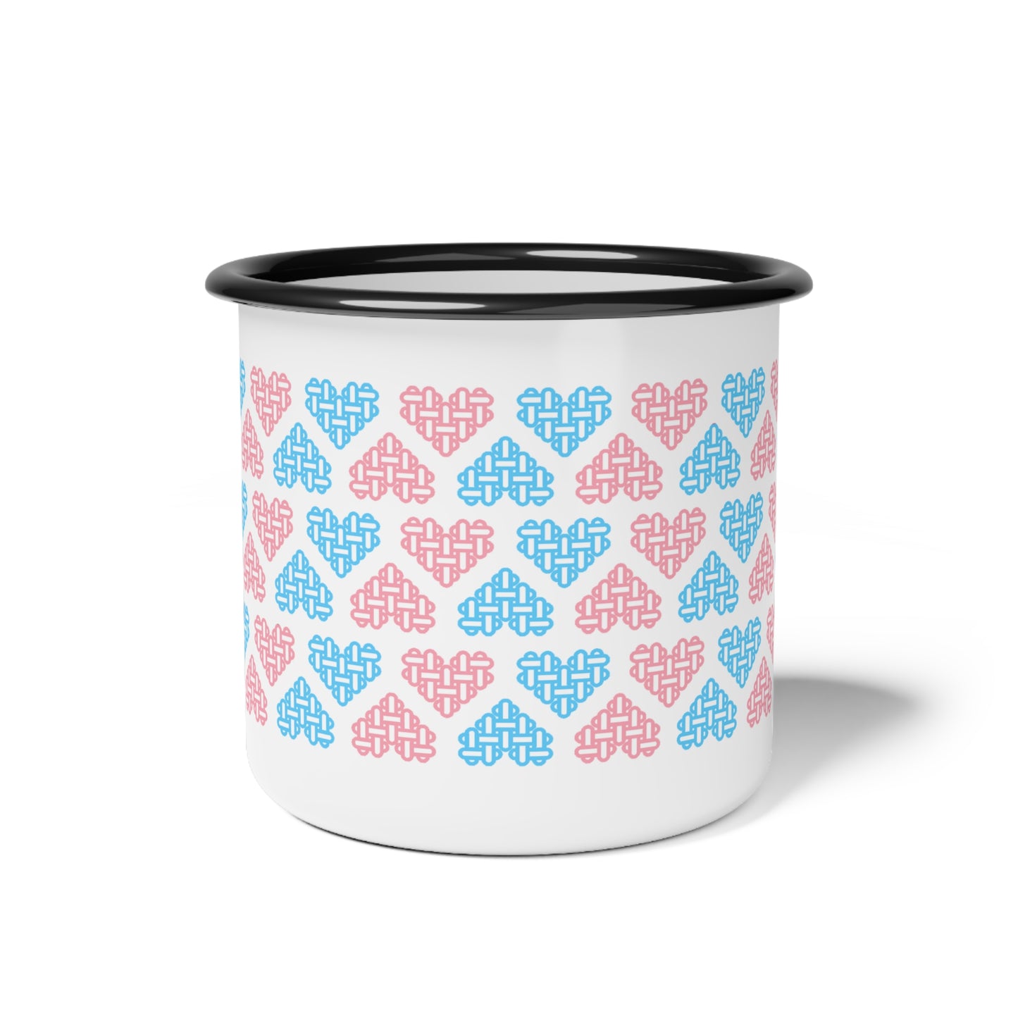 Enamel Mug - Mixed Transgender Pride Flag Colours