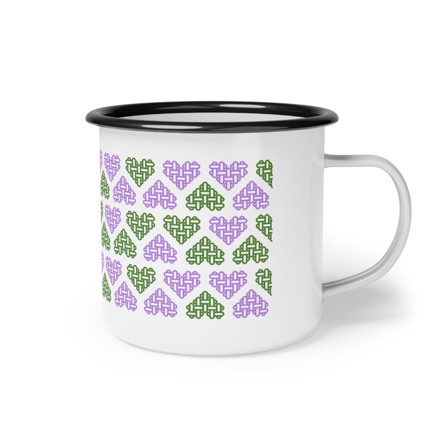Genderqueer Pride Flag Colours Mixed - Enamel Mug