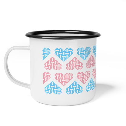 Enamel Mug - Transgender Pride Flag Colours