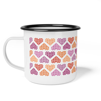 The Printed Heart - Lesbian Pride Mug