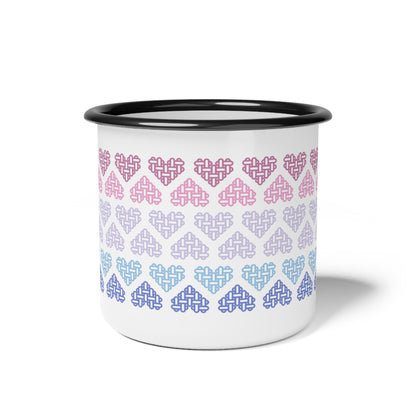 The Printed Heart - Bigender Pride Mug