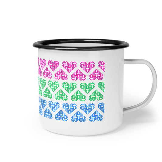 The Printed Heart - Polysexual Pride Mug