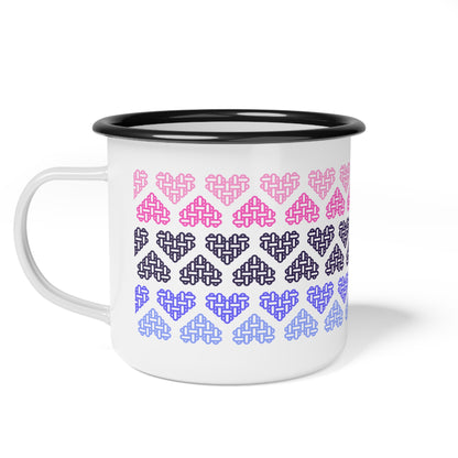 Omnisexual Pride Flag Colours - Enamel Mug