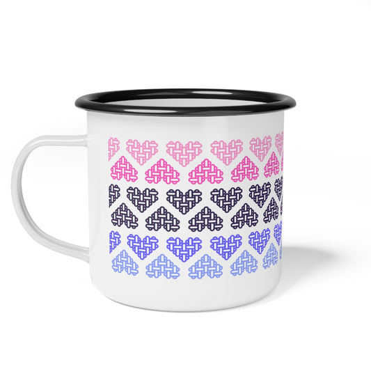 Omnisexual Pride Flag Colours - Enamel Mug
