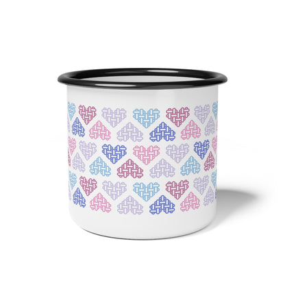 The Printed Heart - Bigender Pride Mug