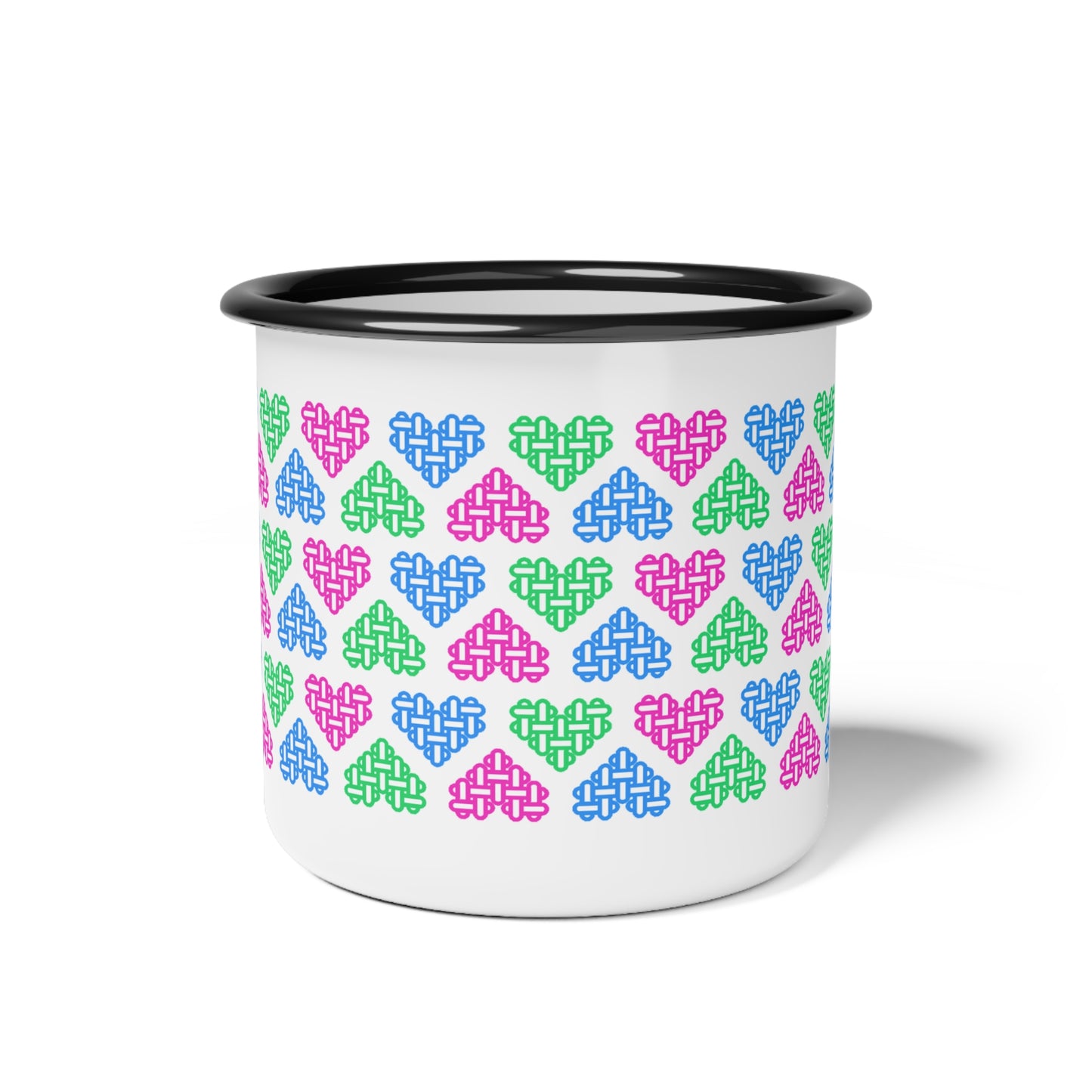 The Printed Heart - Polysexual Pride Mug