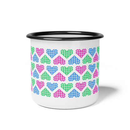 The Printed Heart - Polysexual Pride Mug