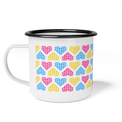 The Printed Heart - Pansexual Pride Mug