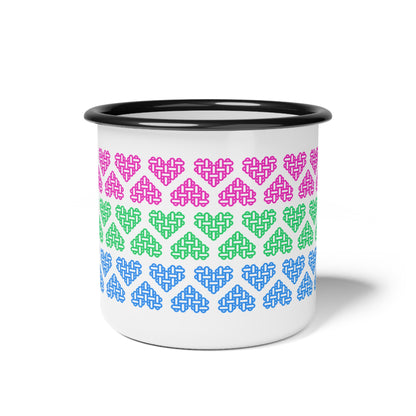 The Printed Heart - Polysexual Pride Mug
