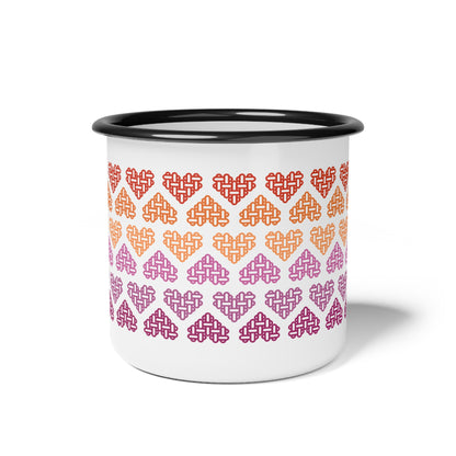 The Printed Heart - Lesbian Pride Mug