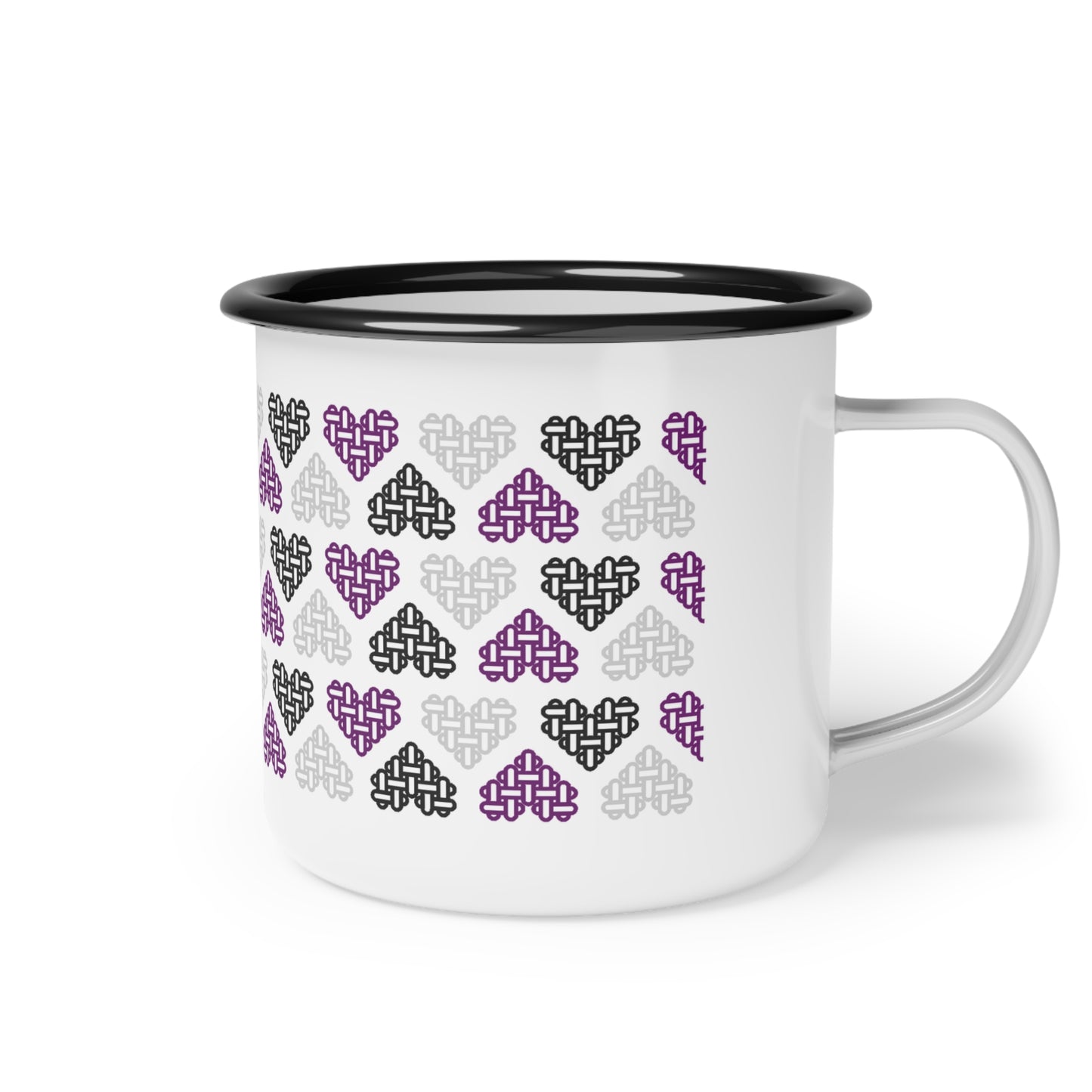 Demisexual Pride Flag Colours - Enamel Mug