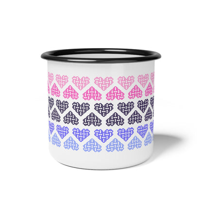 Omnisexual Pride Flag Colours - Enamel Mug