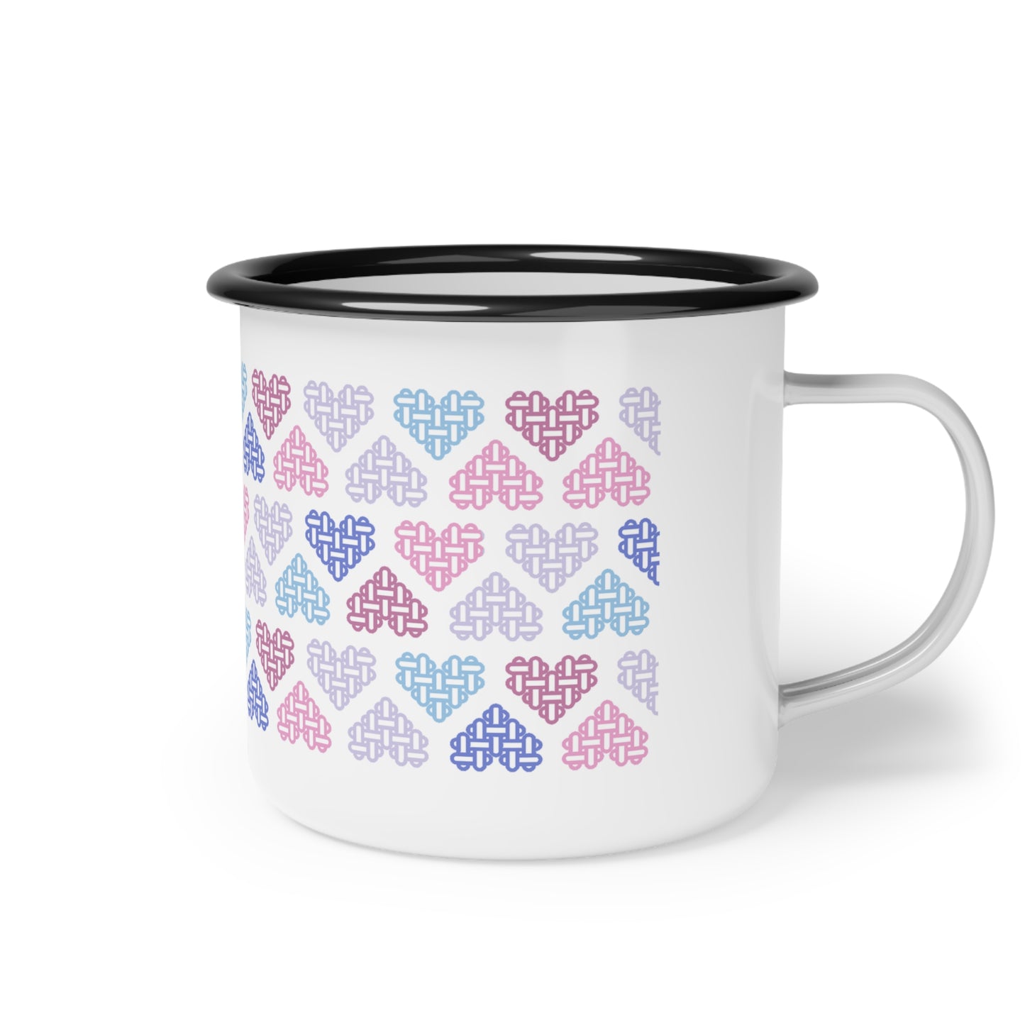 The Printed Heart - Bigender Pride Mug