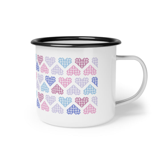 The Printed Heart - Bigender Pride Mug