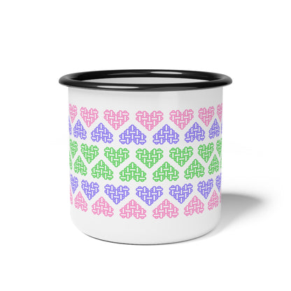 The Printed Heart - Trigender Pride Mug