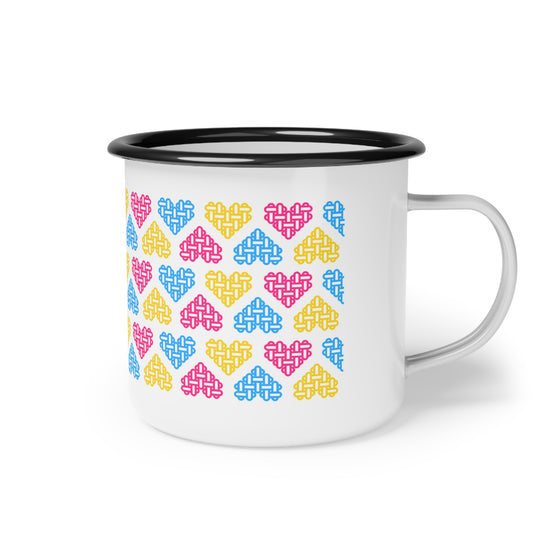 The Printed Heart - Pansexual Pride Mug