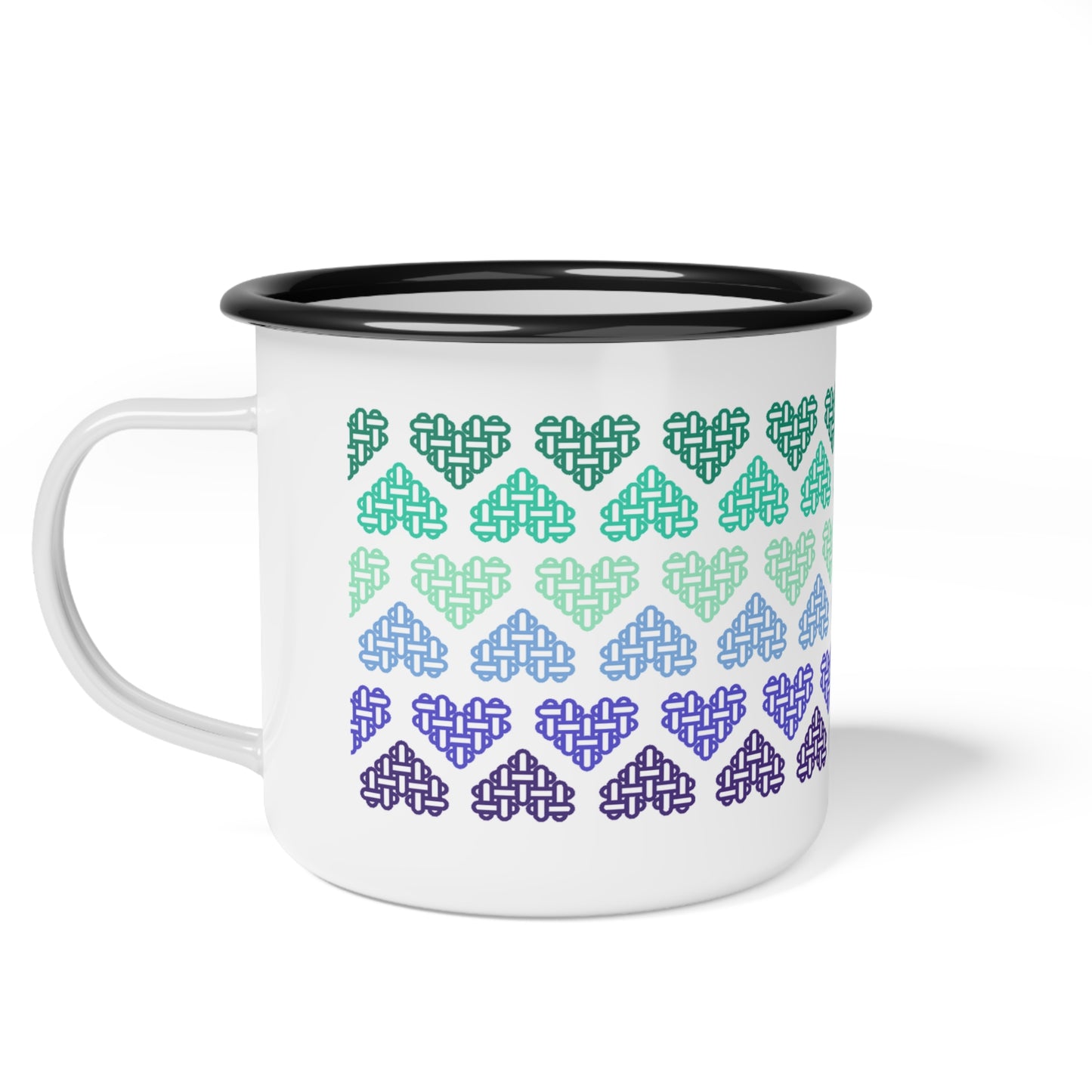 Enamel Mug - Gay Pride Flag Colours