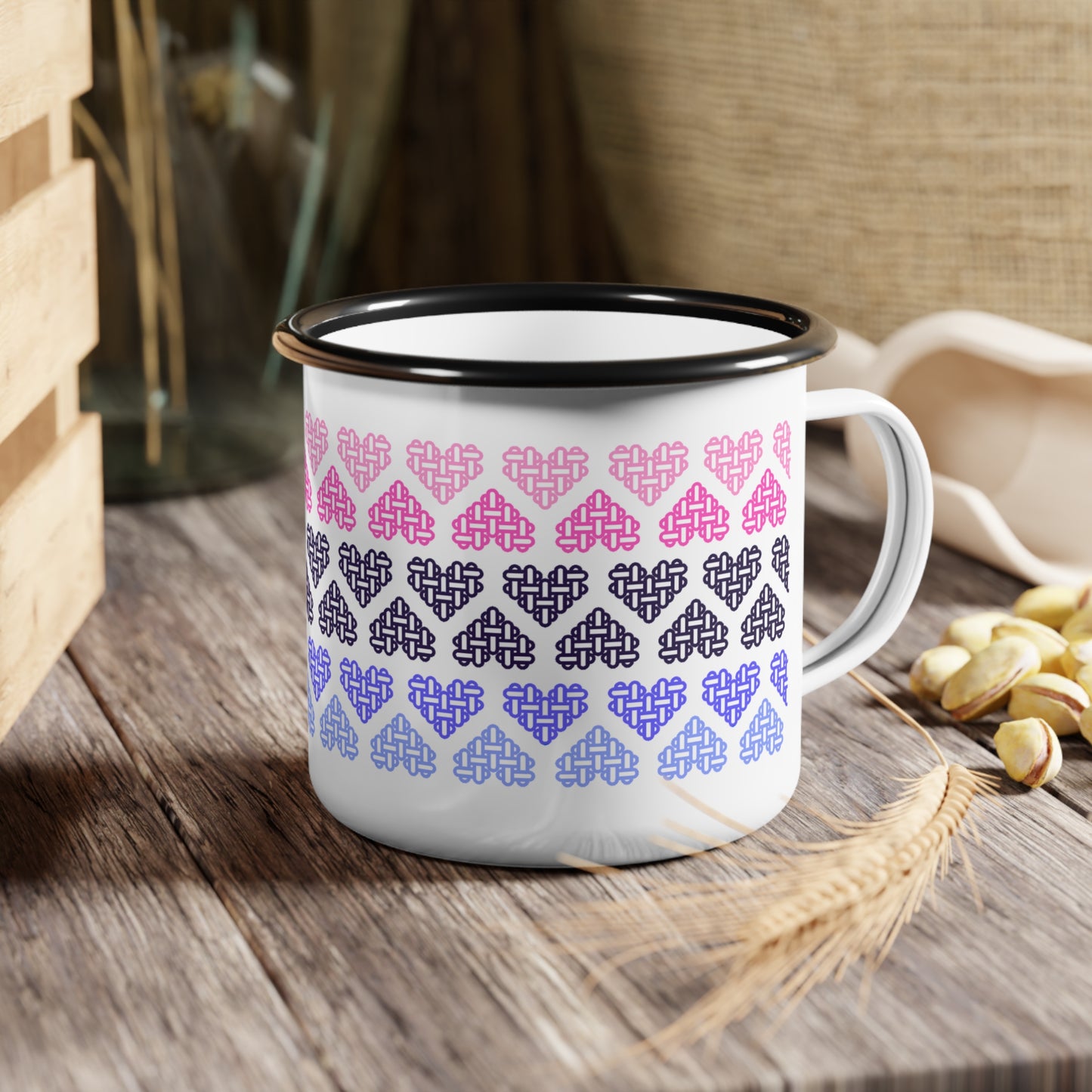 Omnisexual Pride Flag Colours - Enamel Mug