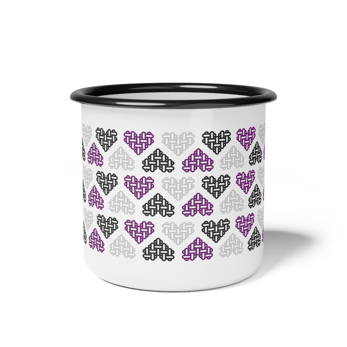 Demisexual Pride Flag Colours - Enamel Mug