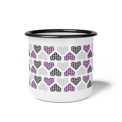 Demisexual Pride Flag Colours - Enamel Mug