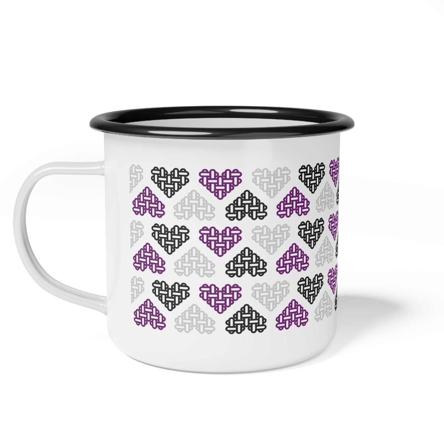 Demisexual Pride Flag Colours - Enamel Mug