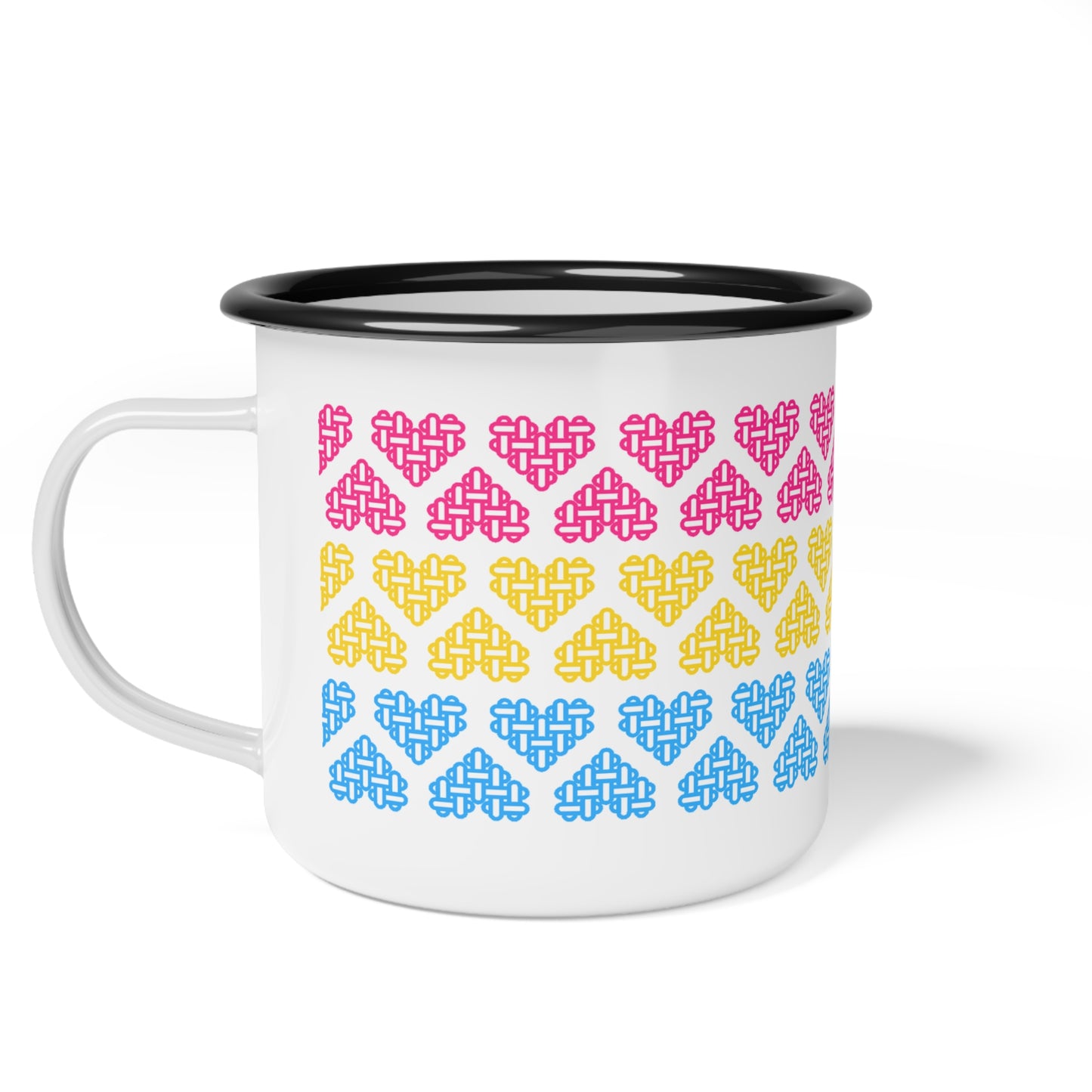 The Printed Heart - Pansexual Pride Mug