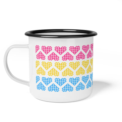 The Printed Heart - Pansexual Pride Mug