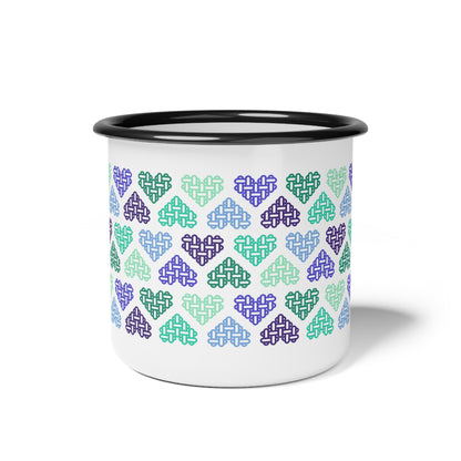 Enamel Mug - Mixed Gay Pride Flag Colors