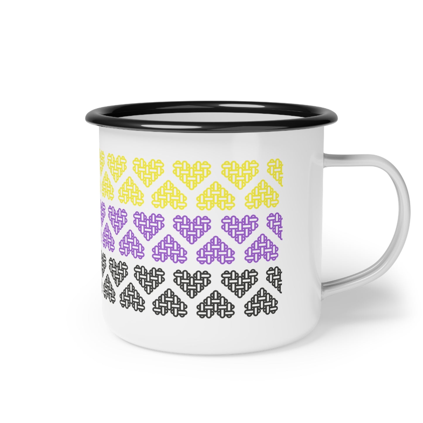 Enamel Mug - Non-Binary Pride Flag Colours