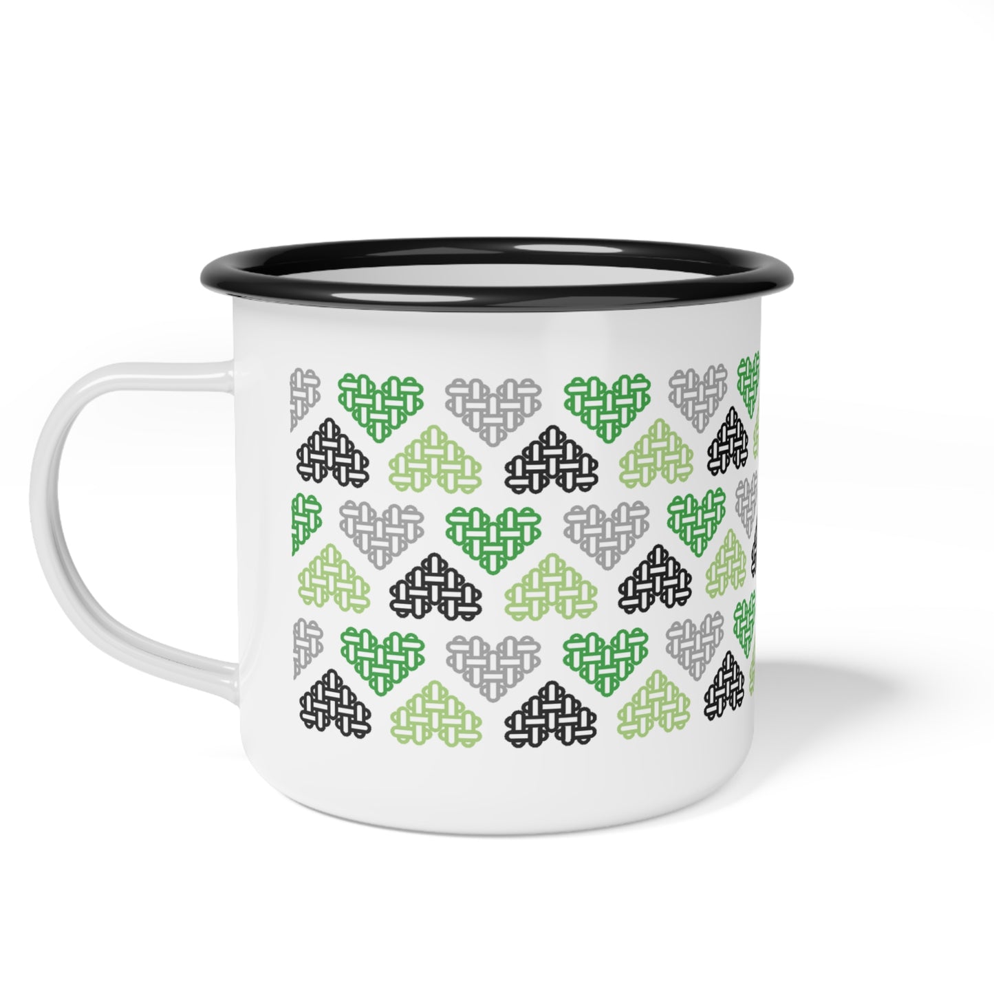 The Printed Heart - Aromantic Pride Mug