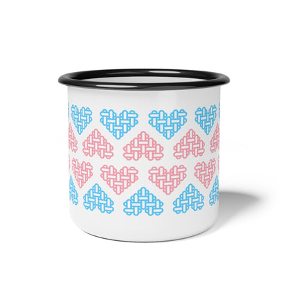 Enamel Mug - Transgender Pride Flag Colours