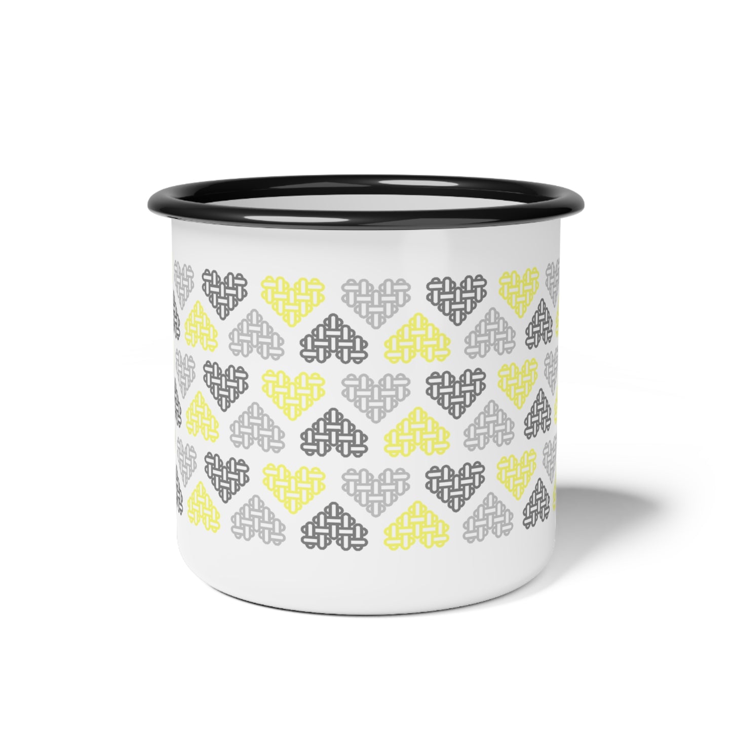 Enamel Mug - Demigender Pride Flag Mixed Colours