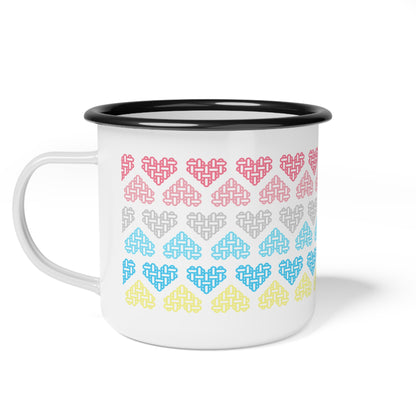 Genderflux Pride Flag Colours - Enamel Mug
