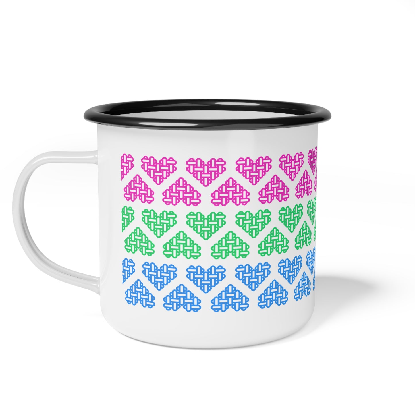 The Printed Heart - Polysexual Pride Mug
