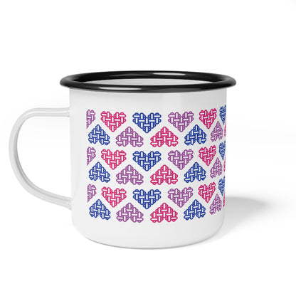 The Printed Heart - Bisexual Pride Mug