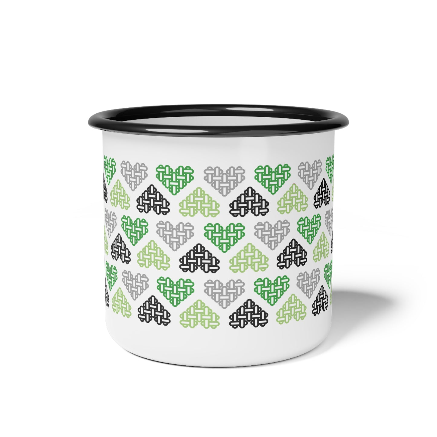 The Printed Heart - Aromantic Pride Mug