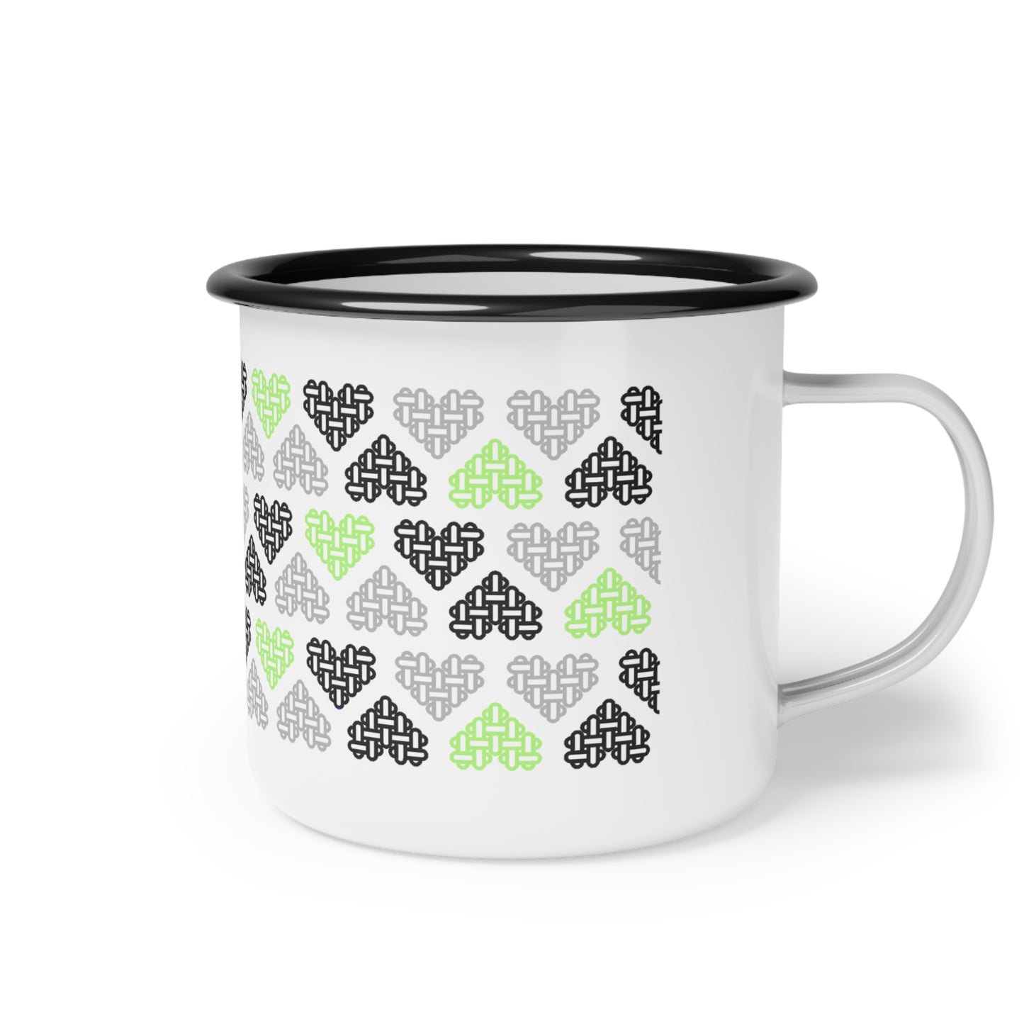 The Printed Heart - Agender Pride Mug