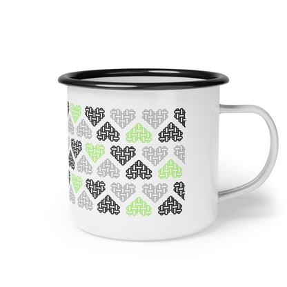 The Printed Heart - Agender Pride Mug