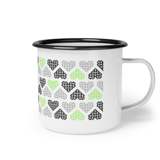 The Printed Heart - Agender Pride Mug