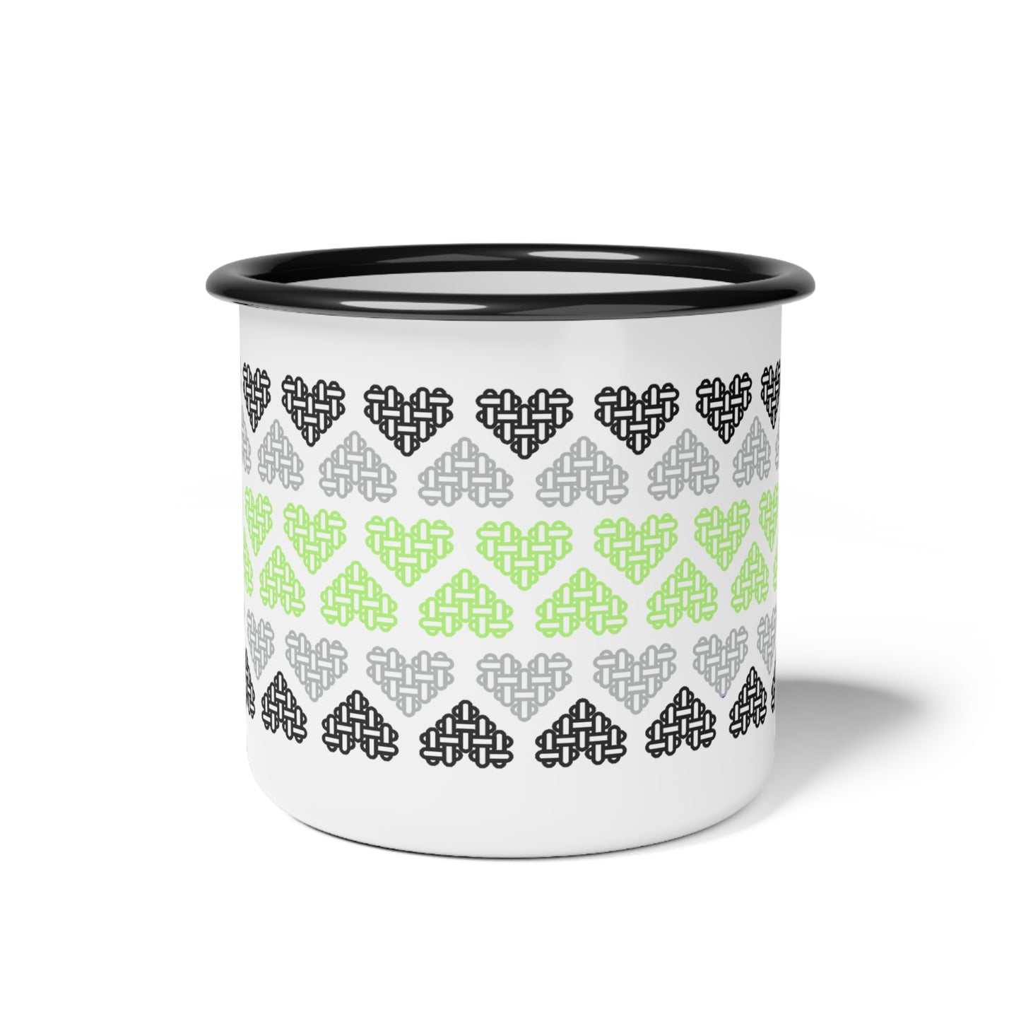 The Printed Heart - Agender Pride Mug