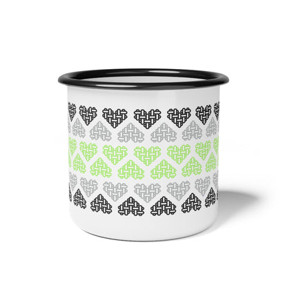 The Printed Heart - Agender Pride Mug