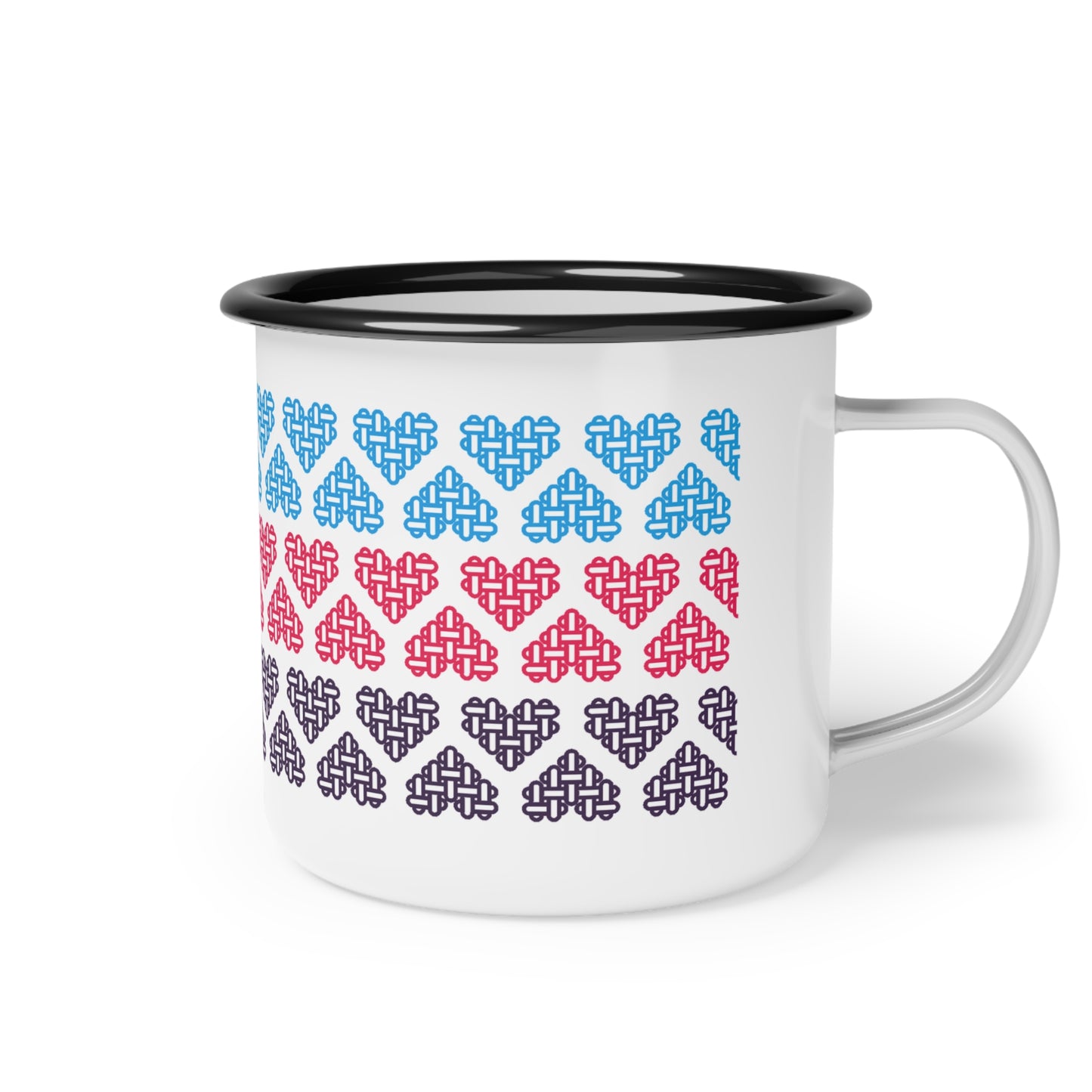 Enamel Mug - Polyamory Pride Flag Colors