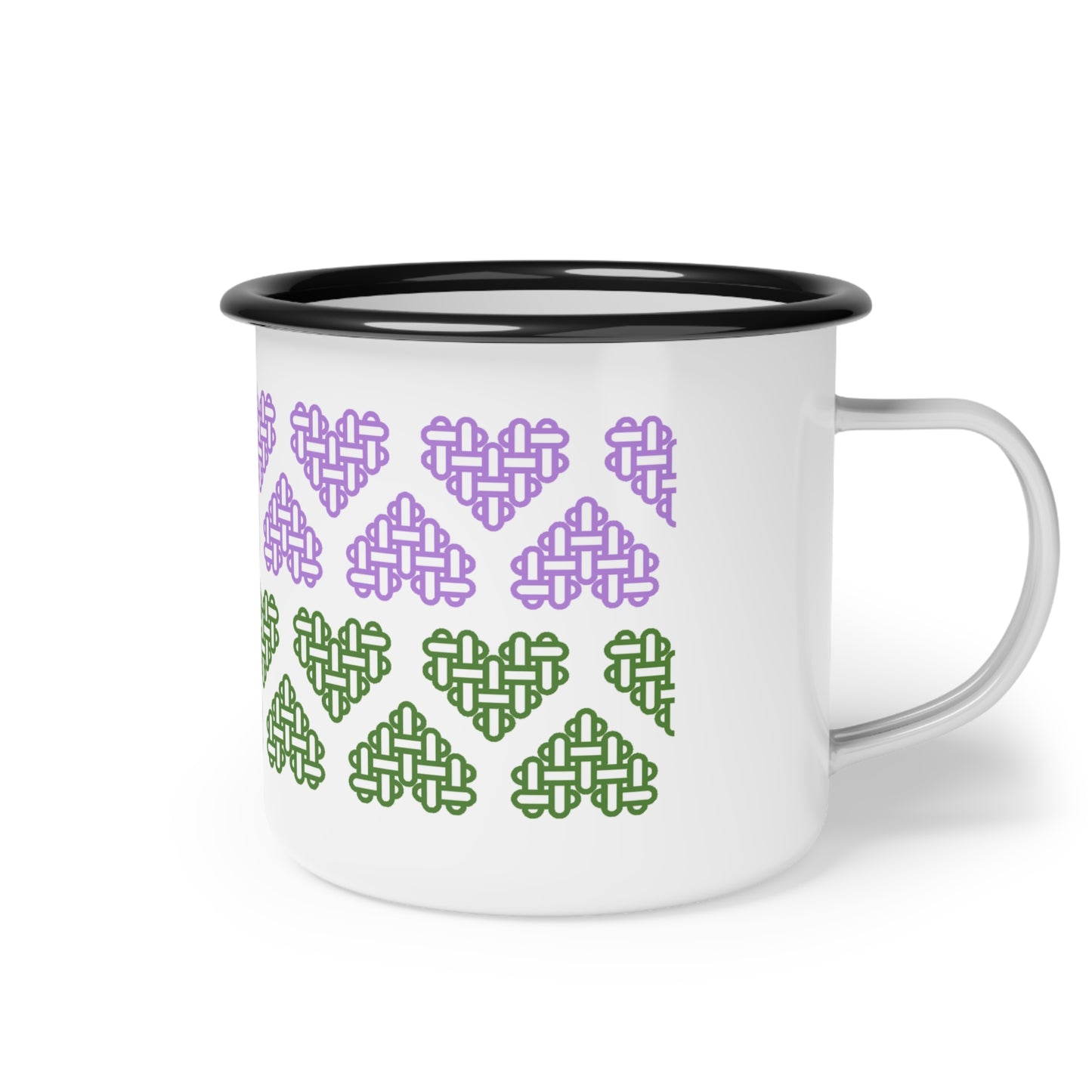 Genderqueer Pride Flag Colours - Enamel Mug