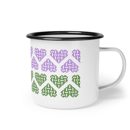 Genderqueer Pride Flag Colours - Enamel Mug