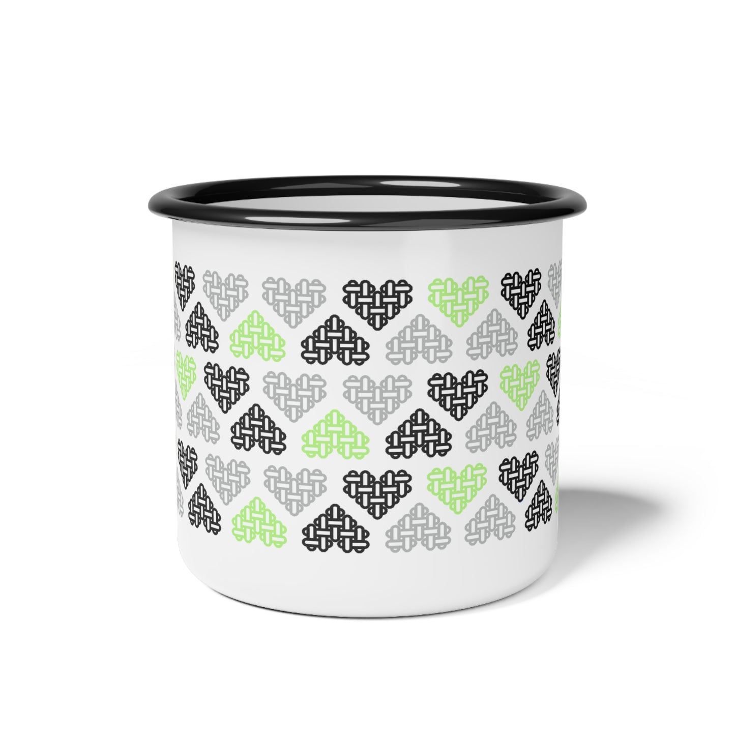 The Printed Heart - Agender Pride Mug
